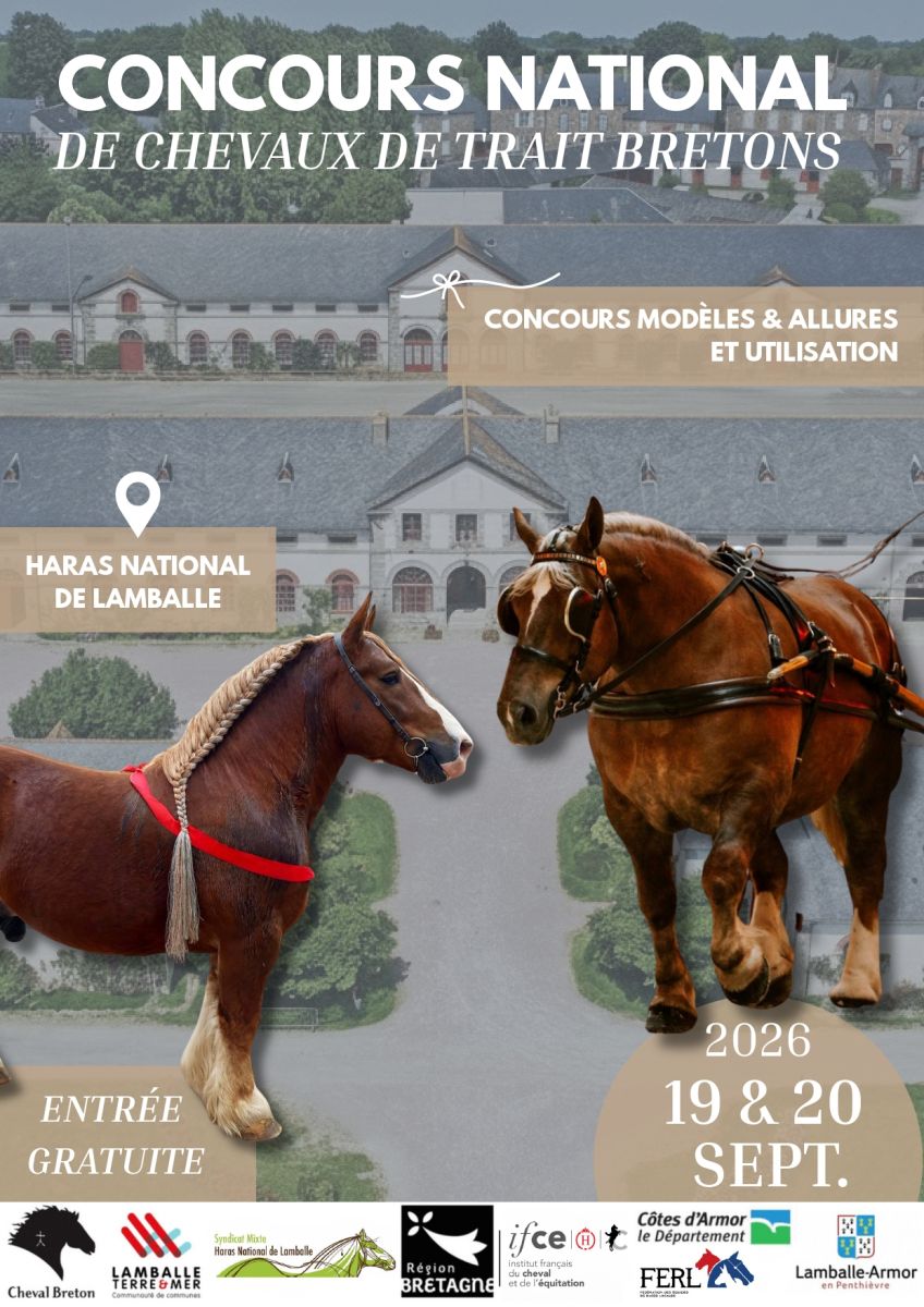 Journées du Patrimoine – Concours national du Cheval Breton